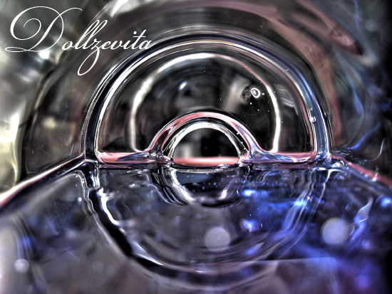 Liegende Flasche